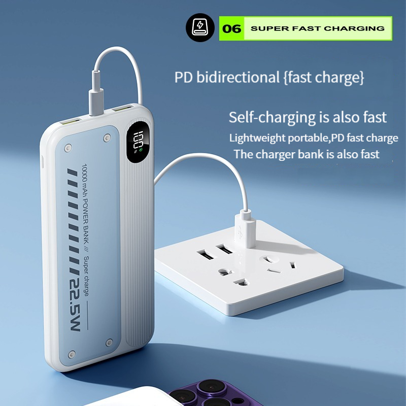 Emergency Protection Smart Tablet and Smartphone Power Bank with Quick Charge Support