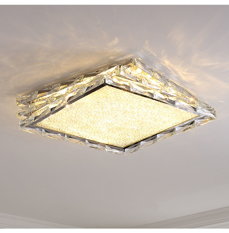 Luxury Simple Square Crystal Ceiling luxury light(WH-CA-110)