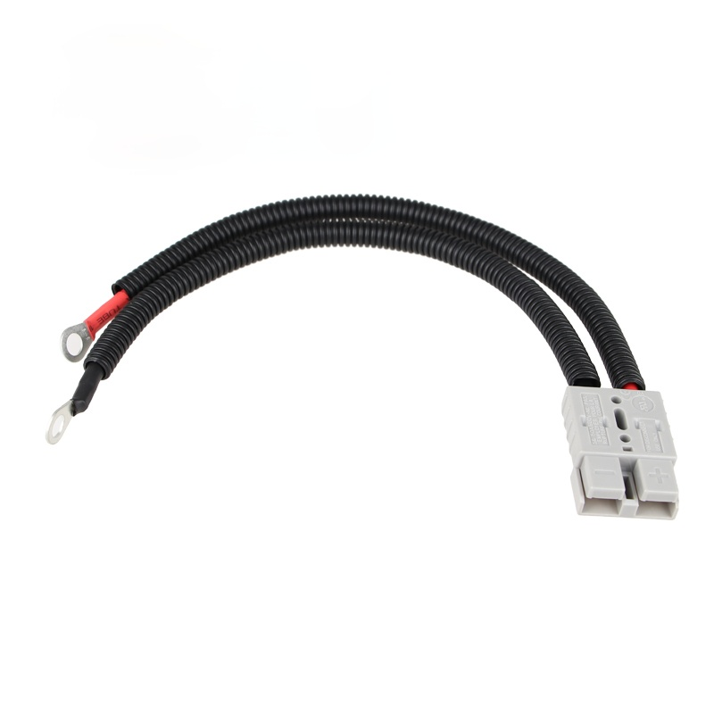 Anderson Automotive Wiring Harness 50A Connector Bellows 8AWG Car Battery Harness