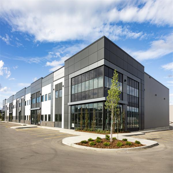 Customized Prefabricated Steel Office Building With KFC Door/ Steel Door/ PVC