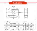 Customized UNIVO UBWP305Y Mechanical Arm Force Measurement Tension/Compression