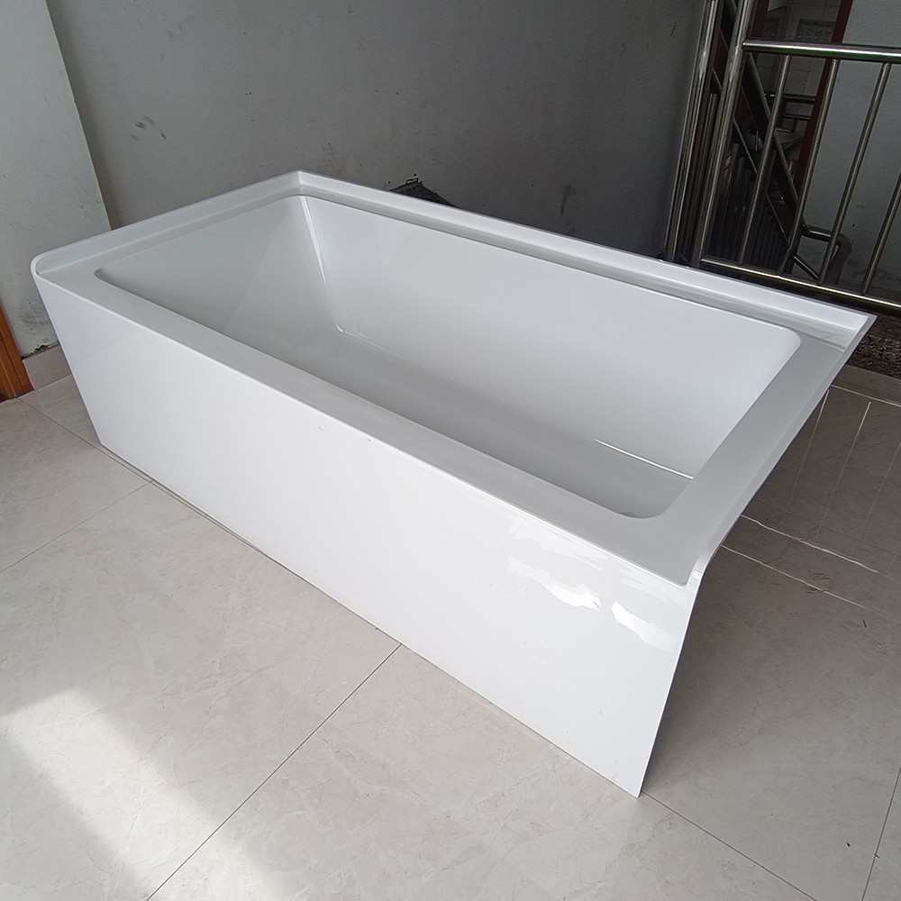 American Style Apron Skirt Freestanding Acrylic Bathtubs 60"X32"X20" with R&L
