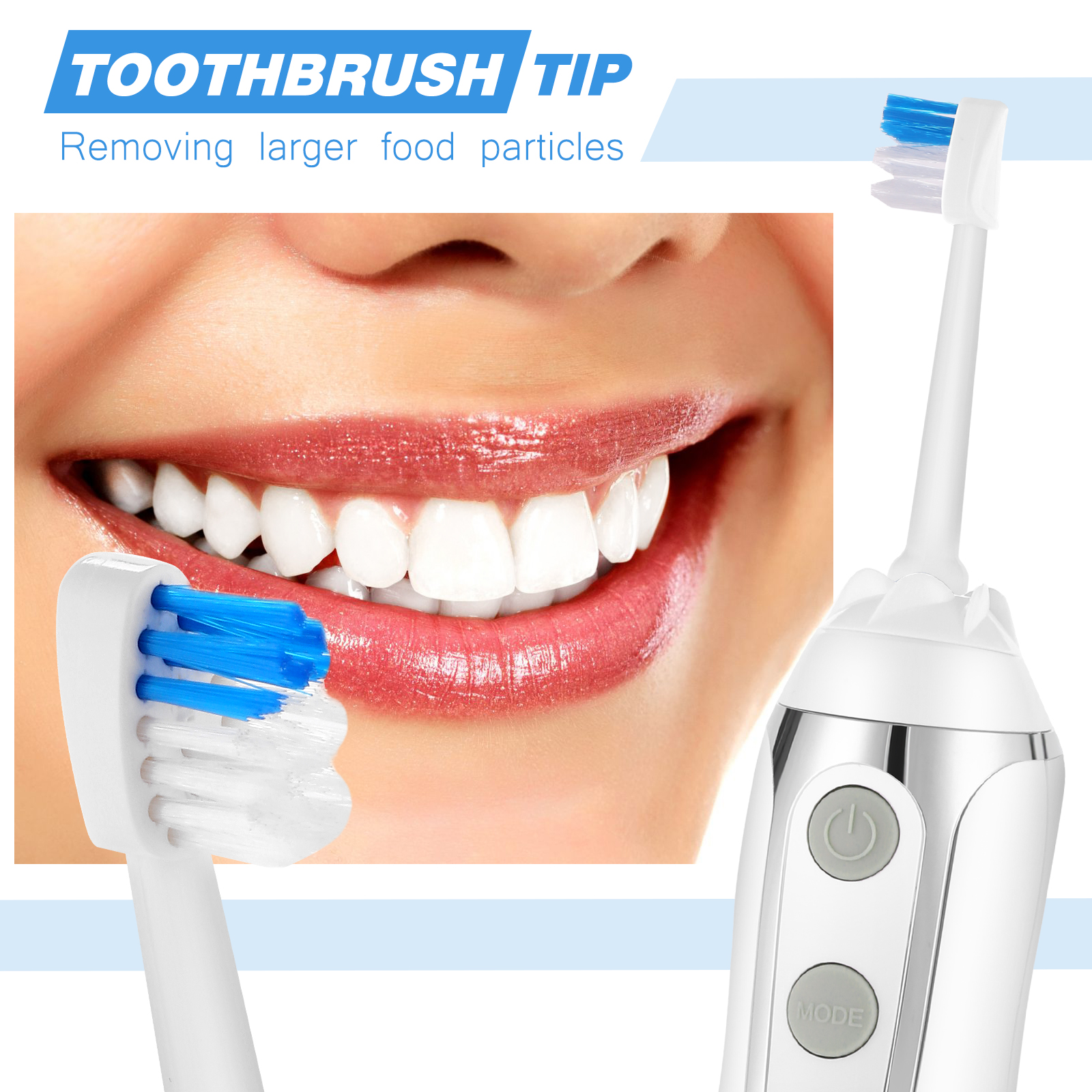 Cordless Water Flosser Oral Irrigator IPX7 waterproof Oral Care 300ML Teeth Cleaner