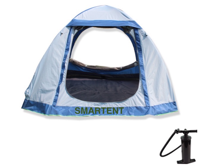 Single Layer White Inflatable Camping Tent 210X210X150cm Blow Up Tents 3000mm