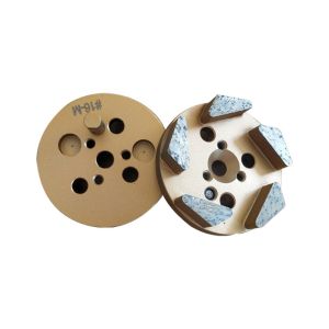 China 5 Segment Diamond Concrete Grinding Block For Coating Removal And Concrete Preparation on sale