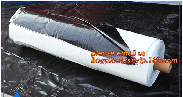 UV Resistant Black White PE/Polyethylene/Poly Reflective Plastic Mulch Film for