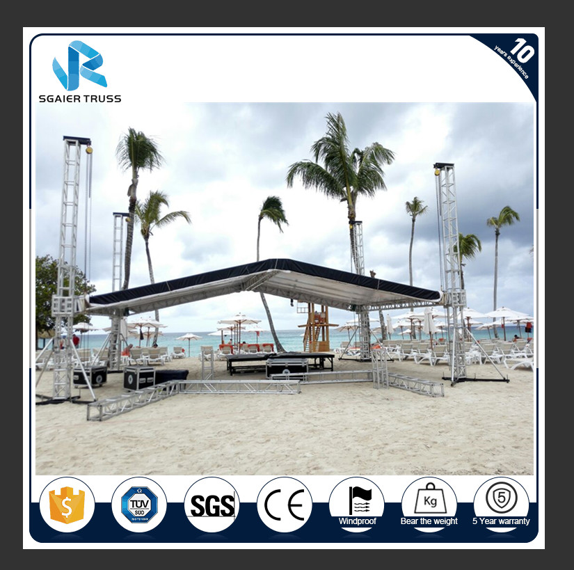 Straight Ramp Truss Parts High Tear Strength For Playground / Entertainment