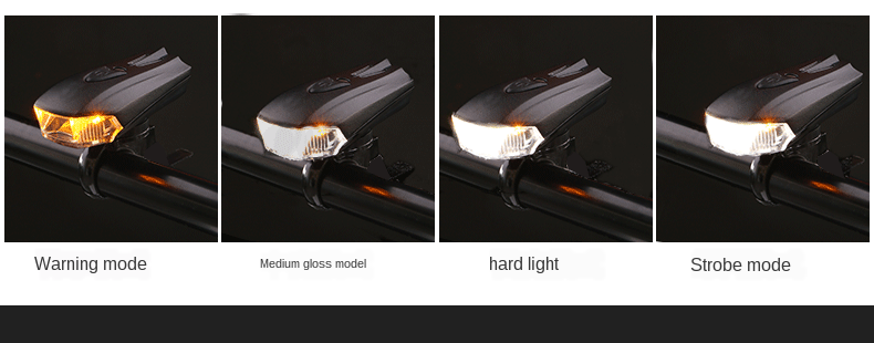 Smart Sensor USB Charging LED Bicycle Light Waterproof Bike Lights For Night Riding 76g