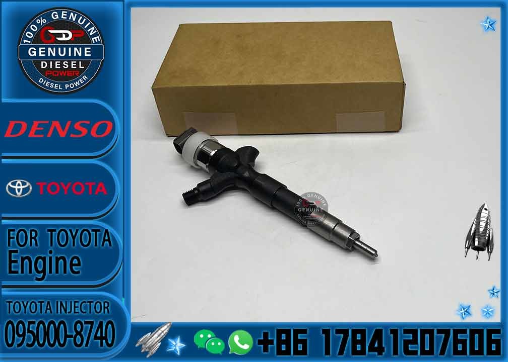 High Quality Common Rail Fuel Injector 095000-8740 095000-8530 23670-0L070 23670-09360 for Toyota Hilux 2KD-FTV Engine