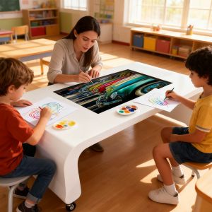  Party Interactive Touchscreen Game Table 32 Inch With Learning Software Manufactures