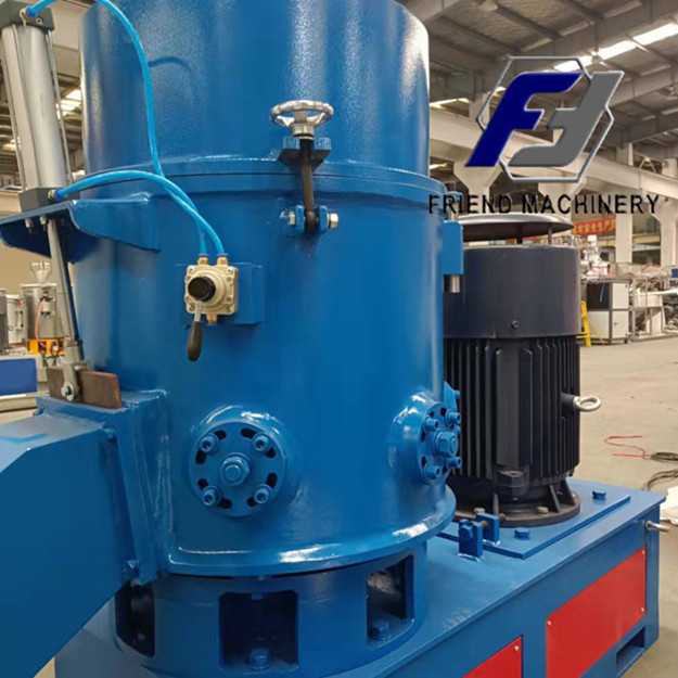 500kg/H PP PE Plastic Agglomerator Machine 300L Volume