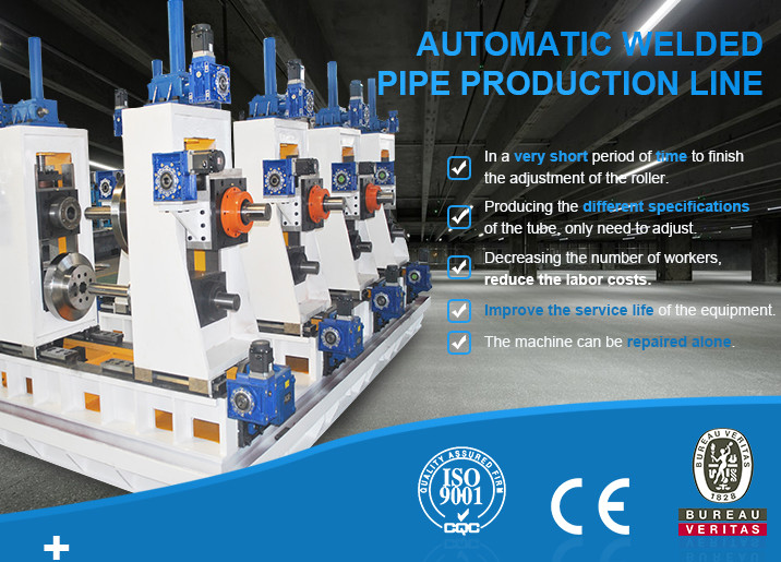 Full Automatic Steel 16mm Thickness Erw Pipe Mill