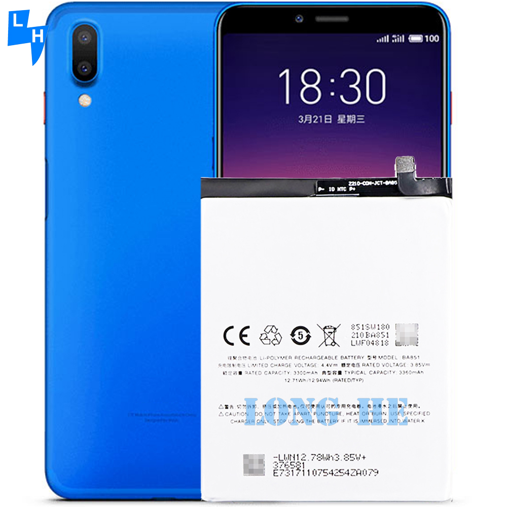 RECHARGABLE Replacement BA851 Battery for Meizu Meilan E3 M851M M851Q Mobile Phone