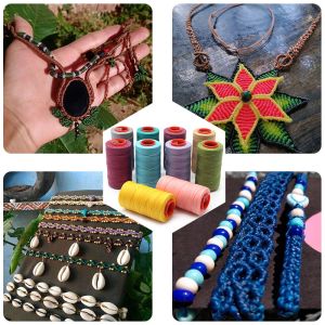 210D/3 Yarn Count Sewing Stitching Waxed Thread Cord Leather with OEM ODM Accpet