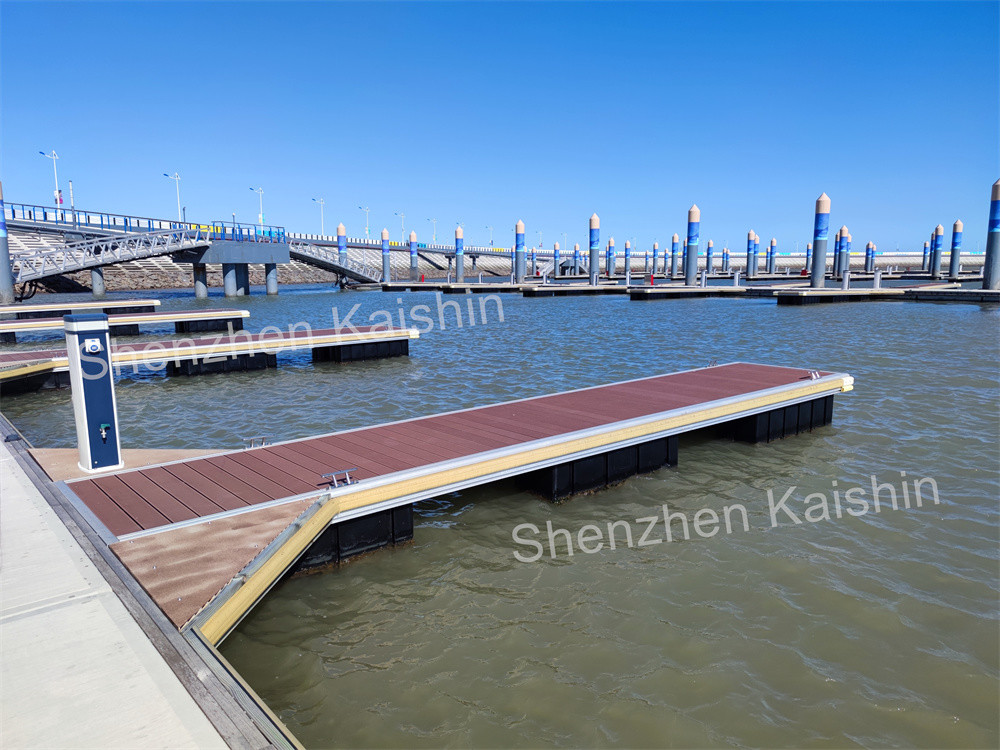 Customized Size And Aluminum Alloy 6061-T6 Floating Finger Dock For Marina Floating Pontoon
