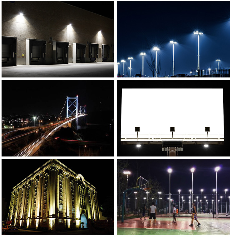 SMD 20w Driverless 240 Volt Led Flood Lights , Waterproof Black Outdoor Flood Lights