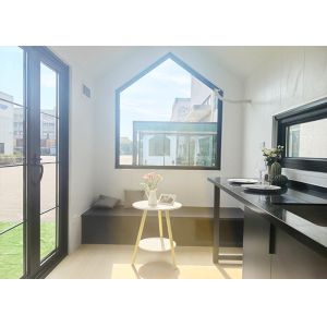 AS / US Prefabricated House Container Modern Design Tiny House Built On Trailer