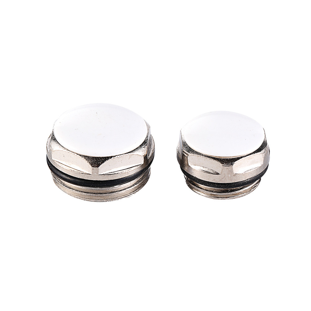 Radiator Accessories Steel Brass Air Ven With Cap 1/2" 3/4"