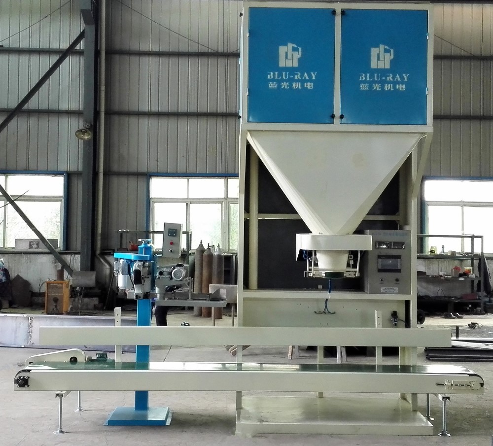 Fast packing speed 500-600 bags/hour 25kg bags granular prill urea vertical packing machine