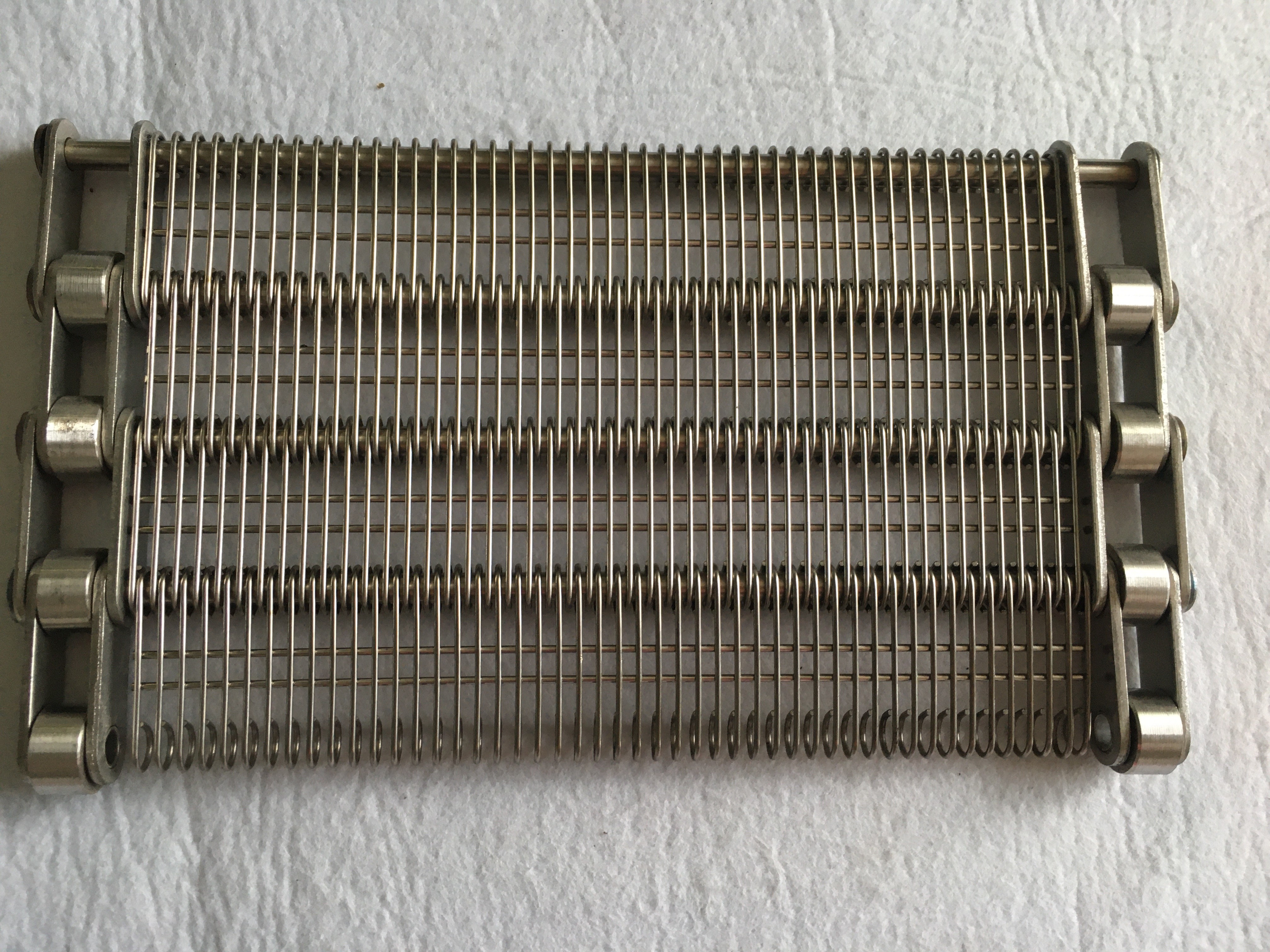 316l Spiral Mesh Belt High Temperature Potato Cleaning Conveyor