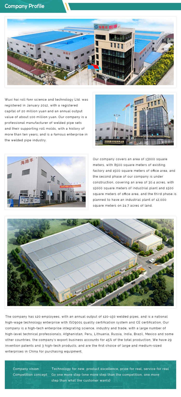 Square Carbon Steel Pipe Making Machine High Frequency
