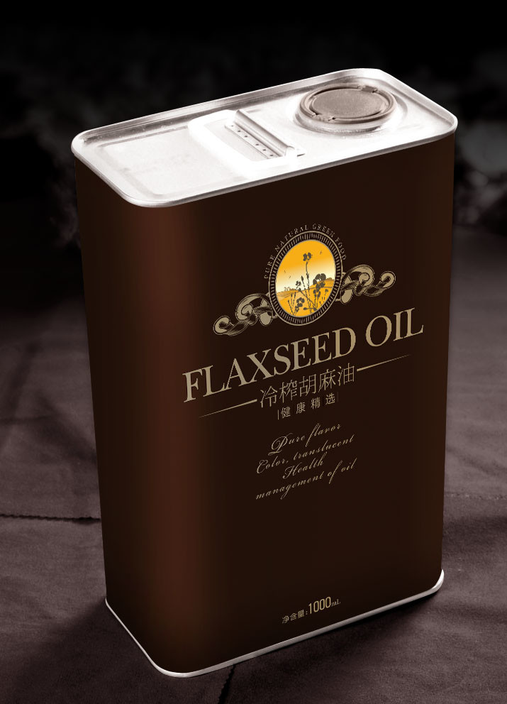 1L Olive Oil Tin Cans Food Grade Metal Tin Containers