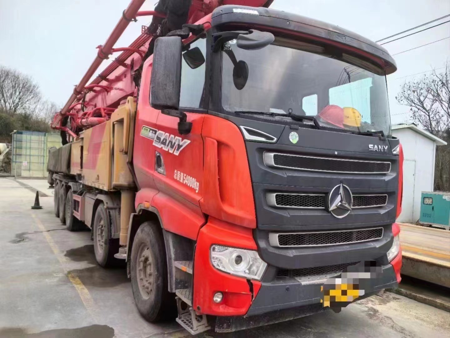 2022year sany Used 66m Sany chassis country-six big concrete pump truck and boutique car condition