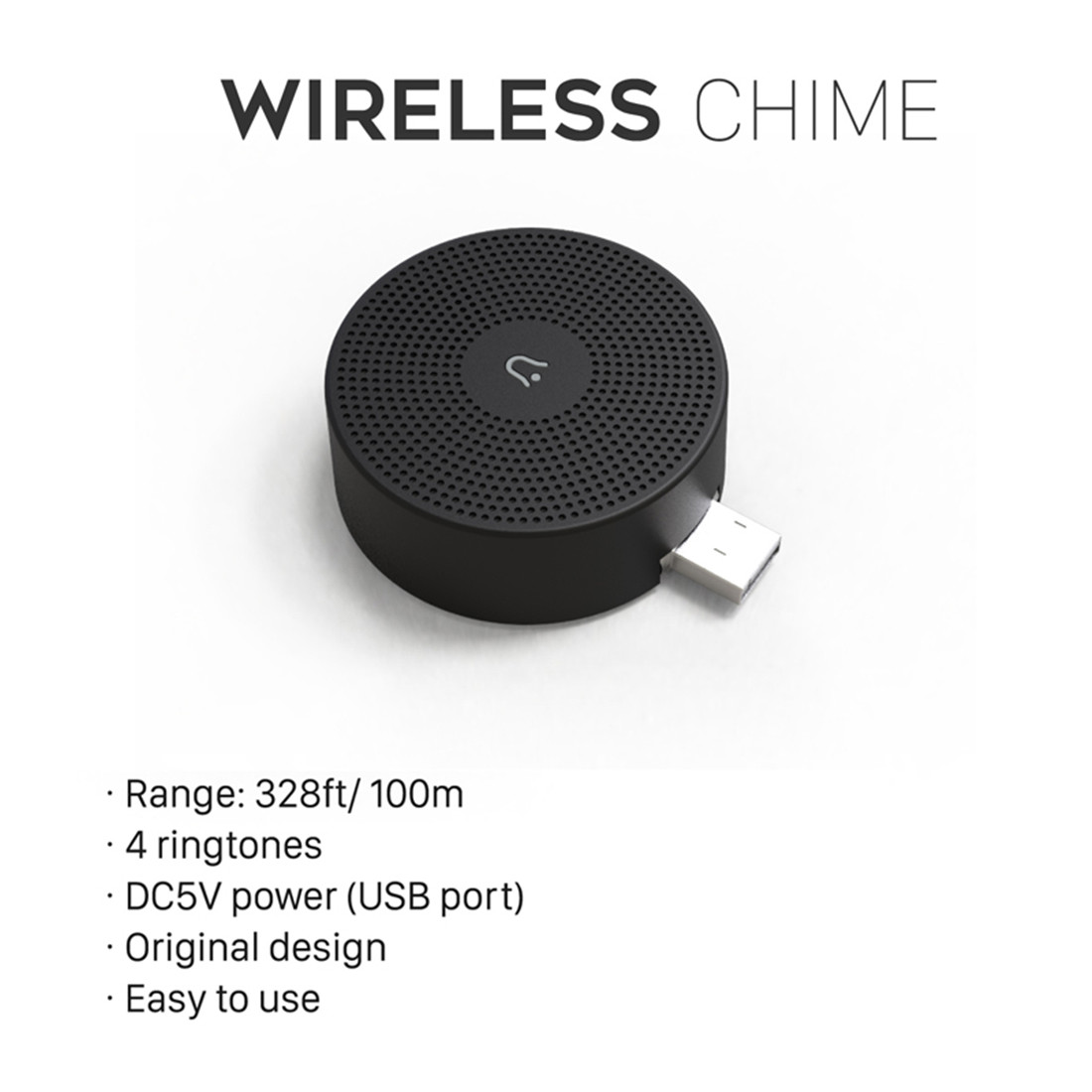 Battery Doorbell Video Doorbell IP65 Waterproof 1080P Works with Google Home & Alexa(MYQ-TD6)
