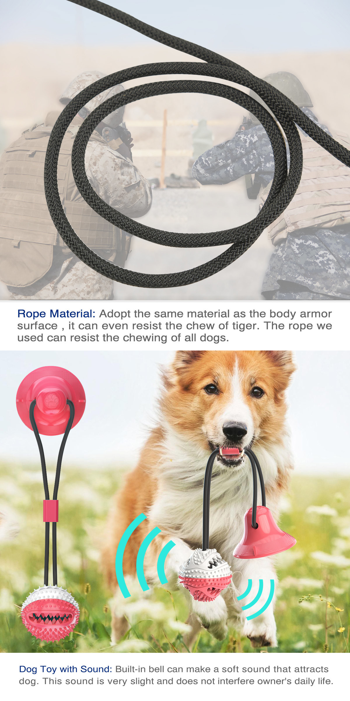 Eco Friendly Small Dog Teeth Cleaning Toys ODM Rally Training Puppy Teething Toys