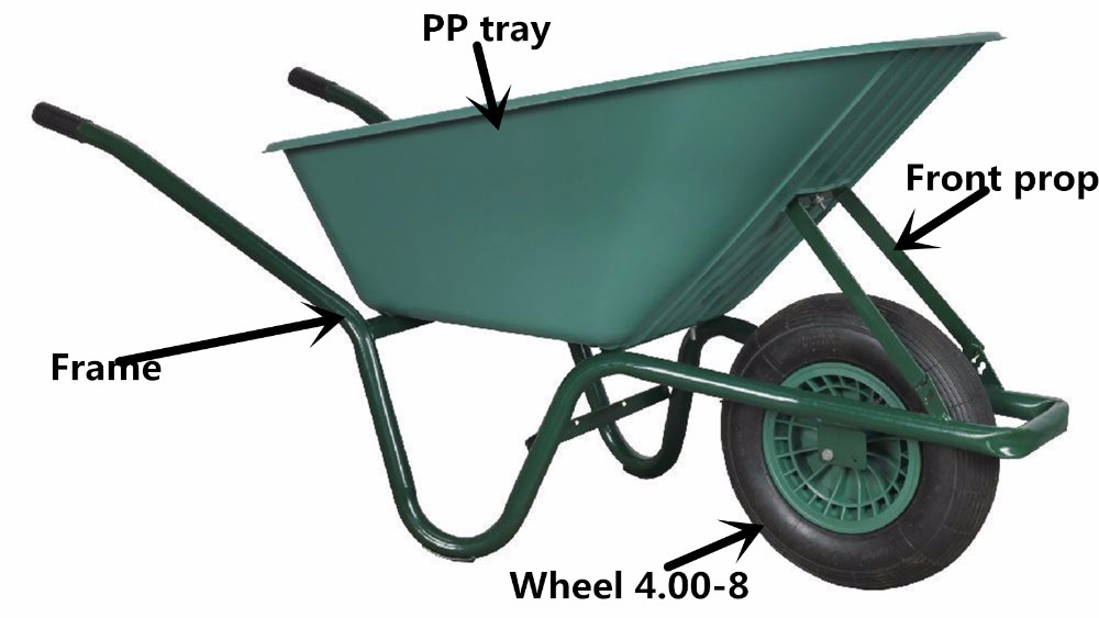 construction building wheel barrow WB6414TS wheelbarrow design