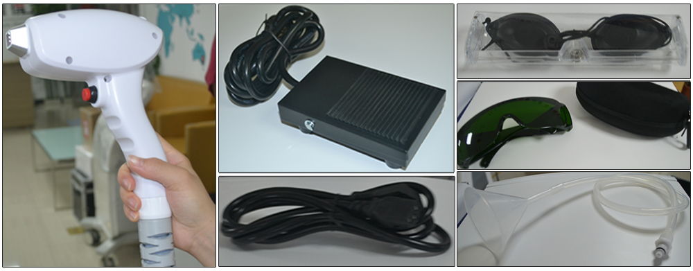 808 Diode Laser Portable Laser Hair Removal Machine for Dark Skin