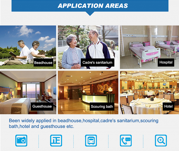 Nursing room wireless pager system full waterproof touch screen button and emergency alarm light
