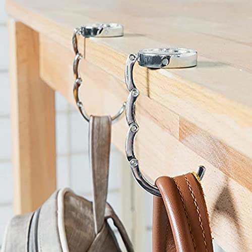 Zinc Alloy Women'S Bag Hangers Foldable Purse Hook For Table