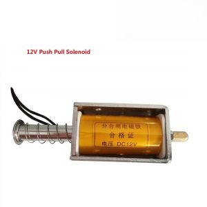 DC12V 35mm Stroke Push Pull Open Frame Solenoid Electromagnet