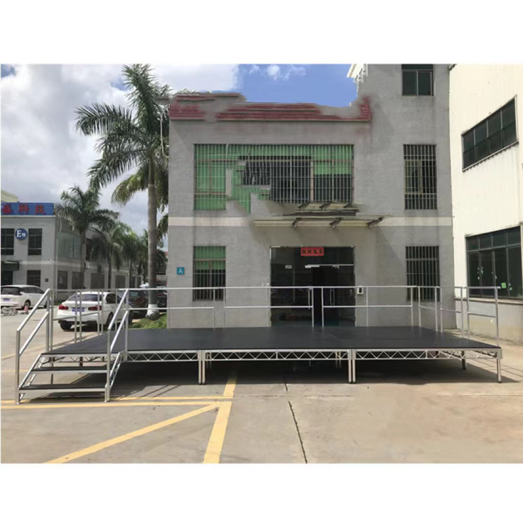 Quick Assembly Aluminum Portable Stage Lightweight Aluminium Staging Platform For Concerts
