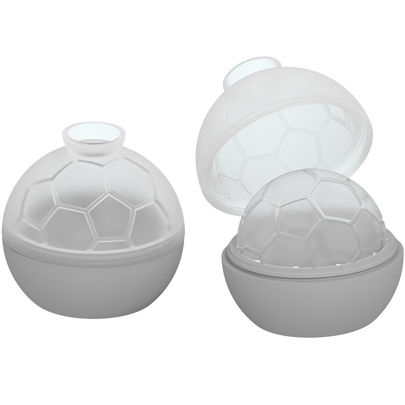 Sphere Ice Molds - 6 Pack - Silicone Ice Ball Molds With Built-In Funnel - Round Ice Cube Molds - Make 2.5 Inch Big Ice Sphere For Whiskey & Cocktails