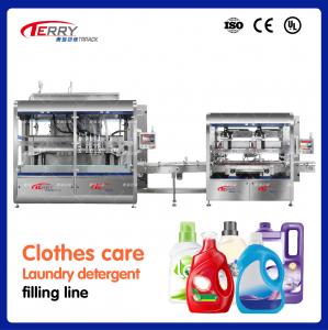  Intelligent 4 Heads Servo Filling Machine For Laundry Detergent And Fabric Softener Manufactures