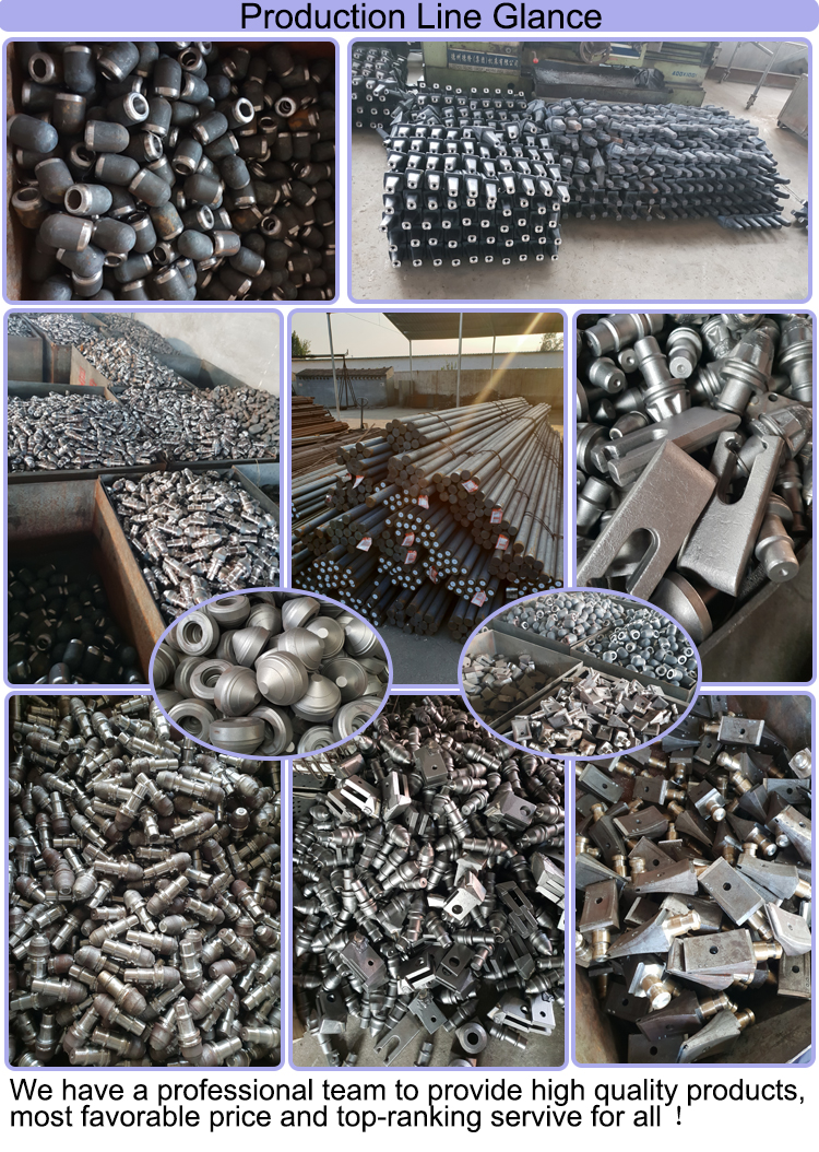 Piling Works Heat Treatment C31HD Bullet Teeth For Augers