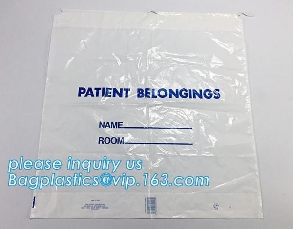 Biodegradable Manufacturer of Patient Belonging Bag with Rigid Handle OEM