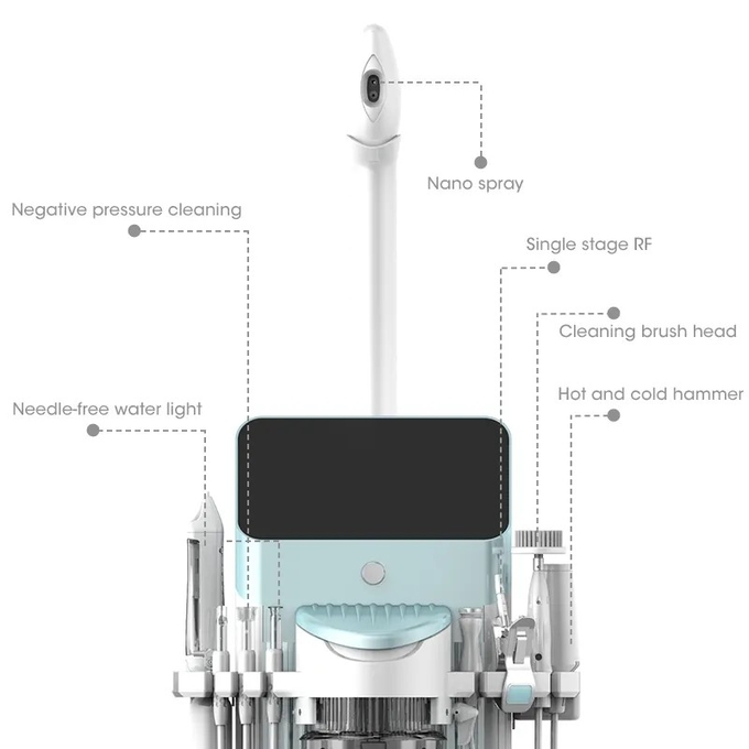 Hydrafacial Water Dermabrasion Peeling Skin Whitening Aqua Oxygen Facial Machine