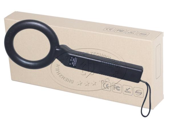 Currency Portable Metal Detector Handheld Black Circle Metal Detector High