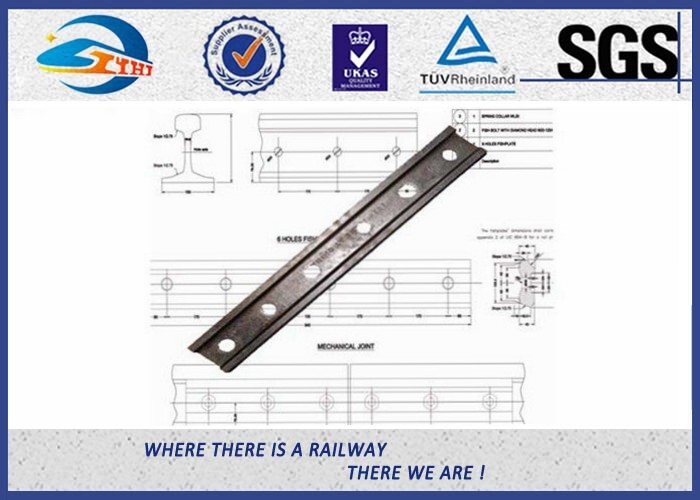 Oiled / Oxide Black Rail Joint Bar / Fishplates With GB Standard