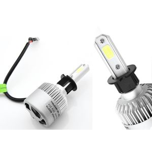 360 Degree COB LED Headlight Bulbs 72 Watt 8000LM S2 H3 LED Headlight Kits