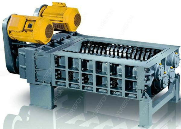 Powerful Double Axis Waste Rubber Tyre Recycling Machine SN - DS - 1500