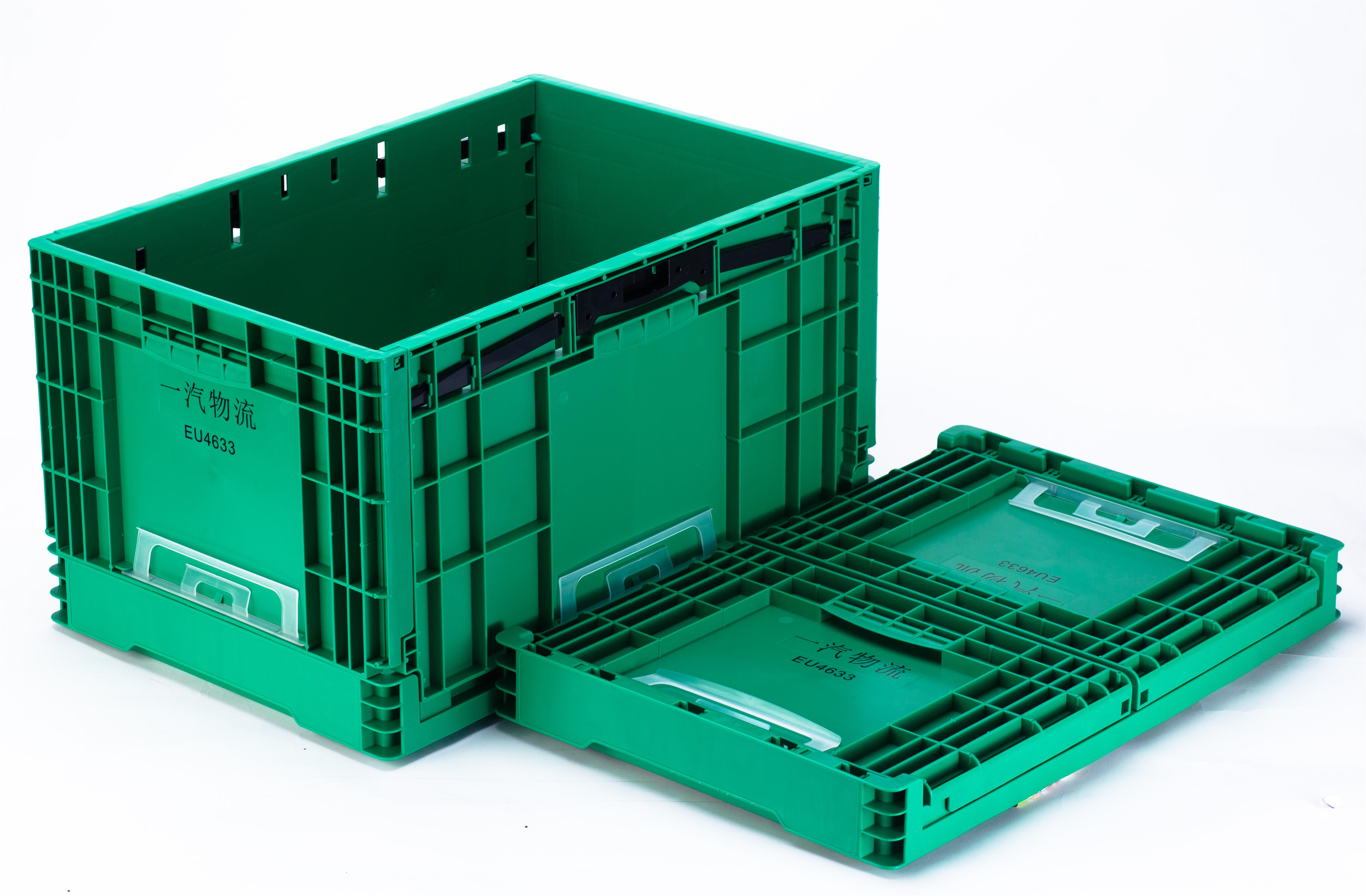 PP Eco-Friendly Foldable Moving Container Stackable Turnover Plastic EU Folding Crate