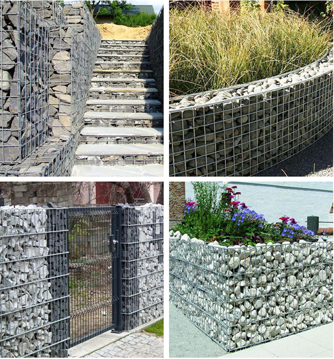 95% Zic Welded Lacing Wire For Gabion Baskets 1x1x0.5m 5x10cm