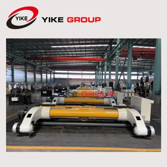 1400 - 1800MM Width Reel Paper Shaftless Hydraulic Mill Roll Stand For 3 5 7 Layer Paperboard Production Line