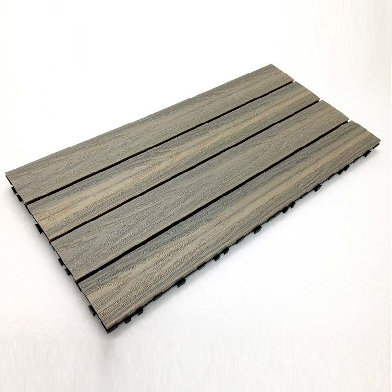 Patio Hardwood Deck Tiles Waterproof Wood Floor Tiles Low Maintenance