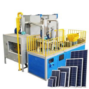 Generation Mono Solar Panels Recycling Machine for Utility Scale PV Modules