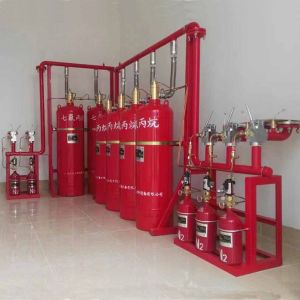 Efficient Fire Suppression FM200 Cabinet System 200 Liters Temperature Range